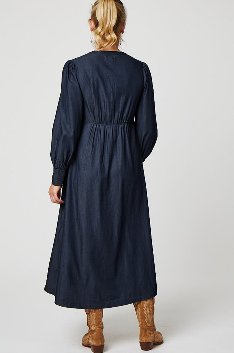 Trinity Tencel Denim Dress | Dark Wash