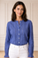 Vienna Long Sleeve Blouse | Cobalt