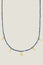 Beaded Star Necklace | Navy
