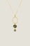 Pendant Necklace | Gold/Grey