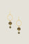 Pendant Earrings | Gold/Grey