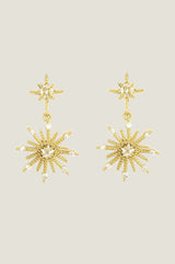 Northern Star Earrings | Gold