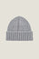 Rona Rib Knit Hat | Light Grey