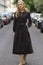 Dropped Waist Baby Cord Midi Dress | Chocolate