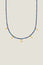Beaded Star Necklace | Navy