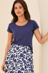 Short T-Shirt | Navy