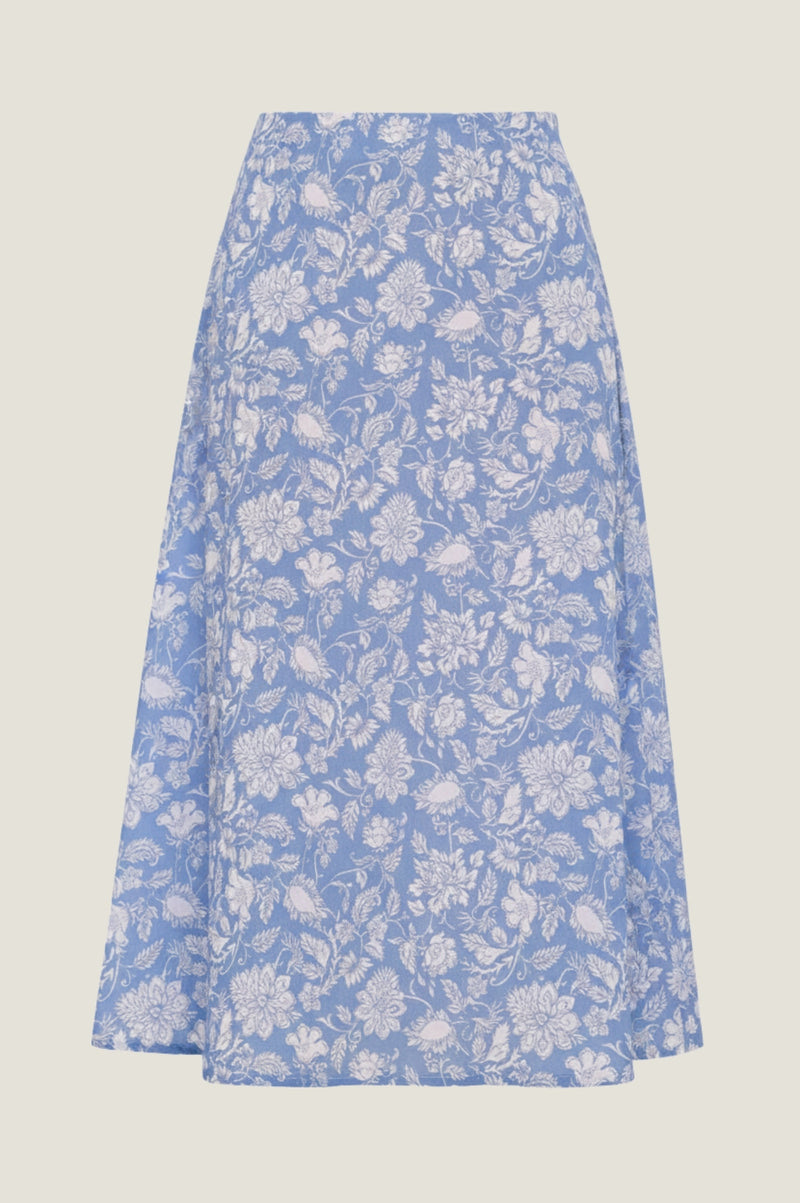 Neve Skirt | Blossom Blue/White