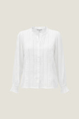 Vienna Long Sleeve Blouse | White - Aspiga