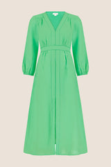 Jamila Linen Dress | Green