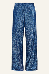 Sequin Trousers | Blue