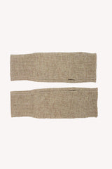 Merino Wool Fingerless Gloves | Taupe