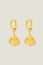 Delmar Clam Hoop Earrings | Gold