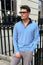 Men's Merino Wool Quarter Zip | Blue/Navy