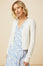 Merino Wool Edge To Edge Cardigan | Ivory