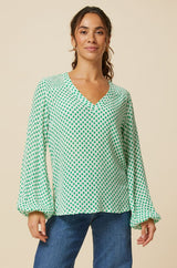 Clea Blouse | Green