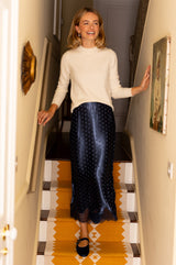 Merino Wool Crew Neck Jumper | Ivory