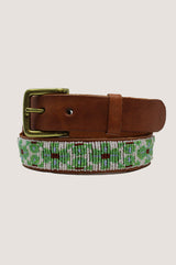 Flower Belt | White/Green