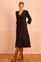 Marianne Corduroy Dress | Chocolate