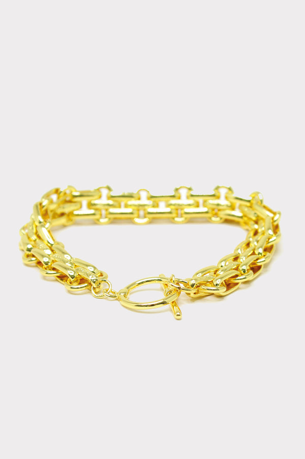 Chunky Watch Chain Bracelet | Gold