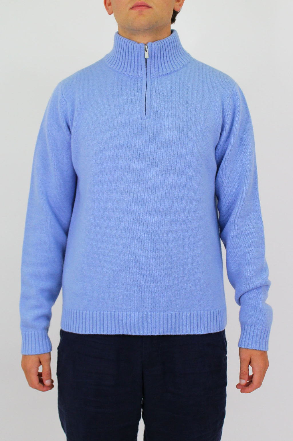 Mens navy quarter zip hot sale