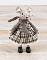 Tartan Mouse | Grey