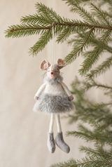 TuTu Mouse Hanging Decoration | Grey