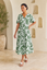 Emily EcoVero™ Dress | Sage/Cream