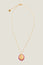 Santa Maria Necklace | Gold/Grenant