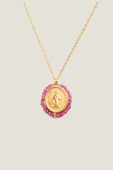 Santa Maria Necklace | Gold/Grenant