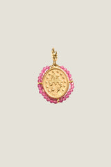 Santa Maria Charm | Gold/Grenant