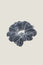 Velvet Scrunchie | Grey Blue