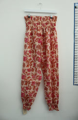 Harem Trousers | Fancy Floral Pink/Coral