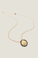 Santa Maria Necklace | Gold/Hematite