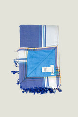 Classic Kikoy | Denim Blue/White - Aspiga