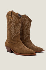 Camilla Cowboy Boots | Tan