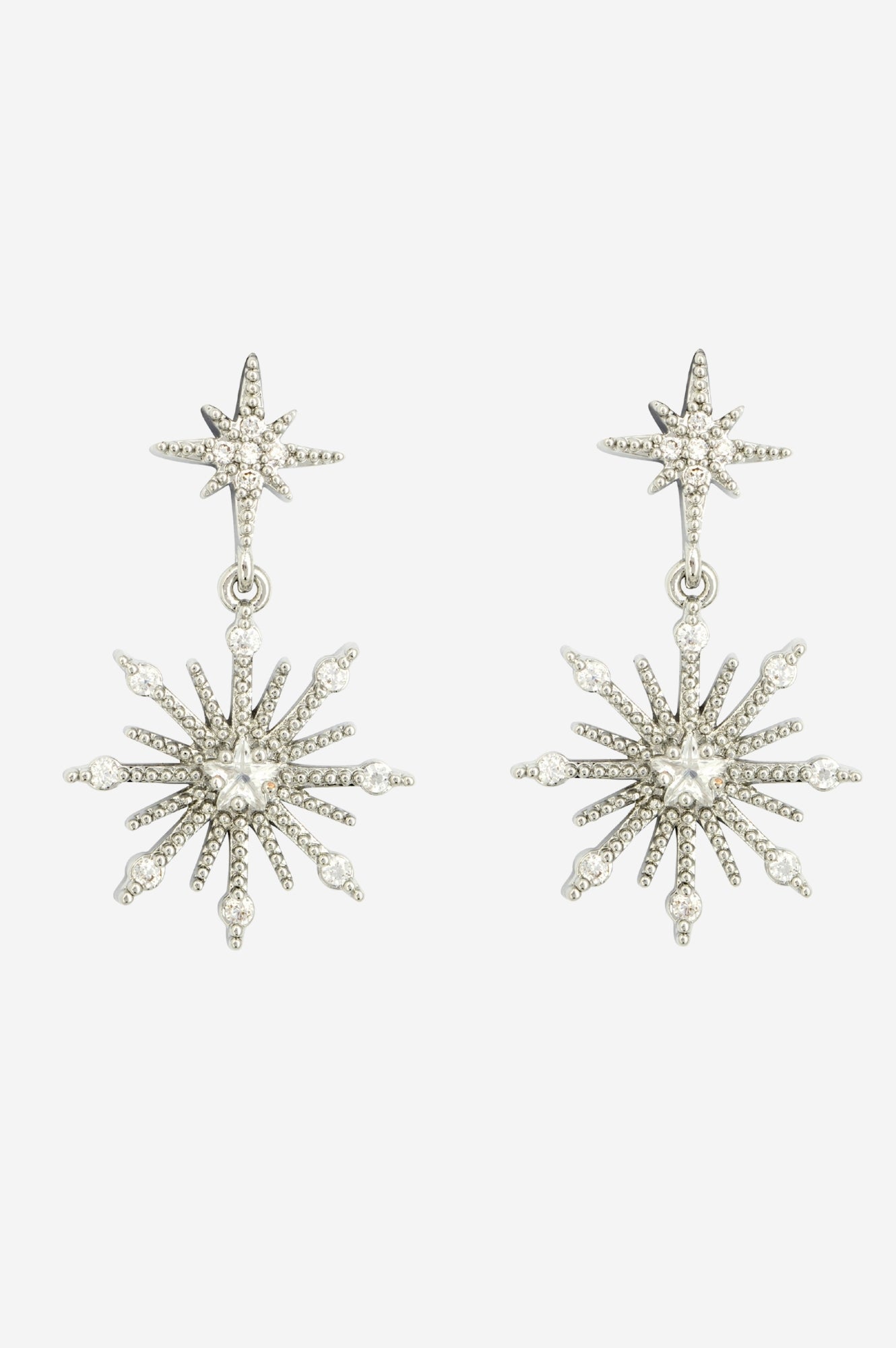 Northern Star Earrings | Silver