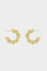 Chunky Swirl Hoops | Gold