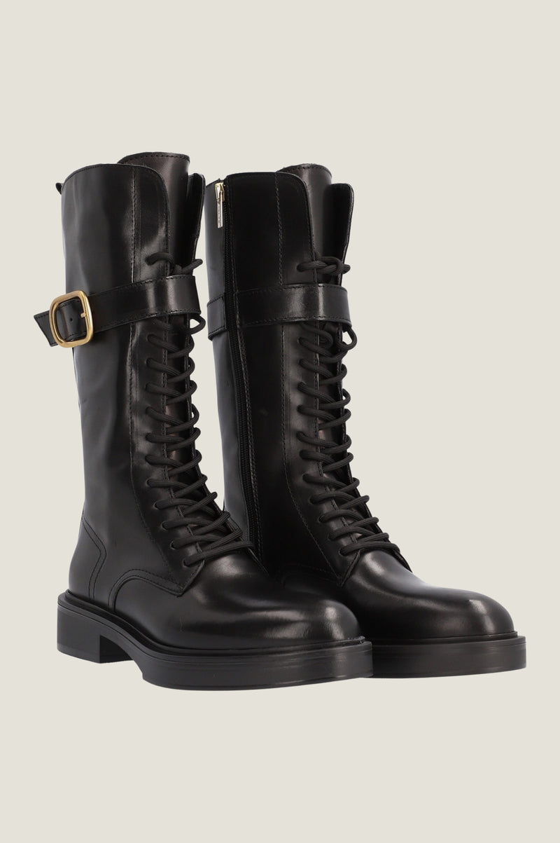 ALLKIND Lace Up Boots | Black