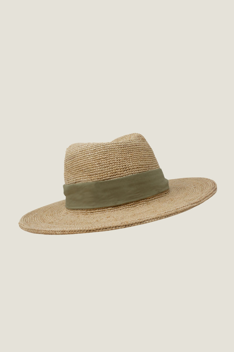 Raffia Panama Hat | Light Khaki