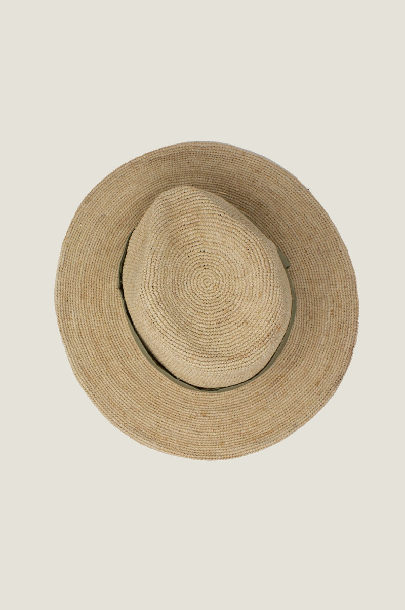 Raffia Panama Hat | Light Khaki