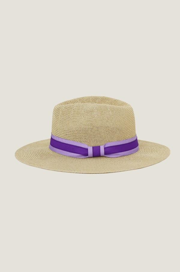 Panama Hat | Purple/ Lilac