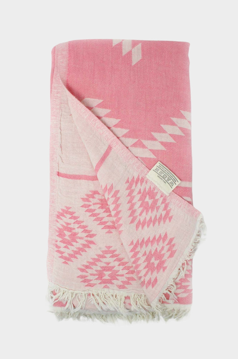 Pestemal Greek Absorbent Towels | Pink