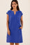 Dori Linen Dress | Cobalt