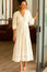 Freya Linen Blend Dress | Ivory