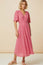 Shelley Wrap Dress | Cerise/Pink