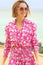 Tiana Organic Cotton Shirt | Dianthus Pink/White
