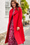 Wool Coat | Red