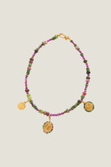 Isabella Choker & Charms Set | Green