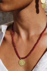 Jules Necklace | Ruby