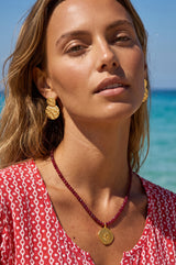 Jules Necklace | Ruby